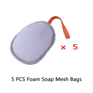 【BUY 1 TAKE 1】Sandwich Soap Foam Mesh Pouchdouble-sided Soap Bubble Wrapshower Scrubdeep Cleaning
