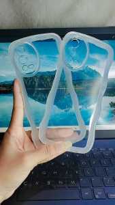 Softcase Gelombang Bening ( OPPO A55 4G Clear Case Casing Handphone - PGC SHOP