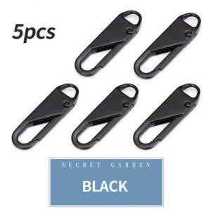 🔥Arrive within 3 Days🔥5Pcs Universal Zipper Slider Puller Instant Zipper Repair Kit Replacement for Suitcase Zipper Head DIY Sewing Craft