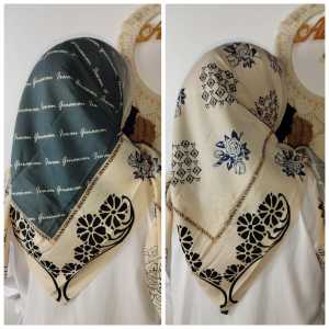 KERUDUNG SEGI 4 MOTIF TERBARU 2023/JILBAB VOAL MOTIF TERLARIS DAN MURAH