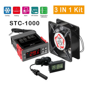STC-1000 Incubator Kit Digital Thermoregulator LED Thermostat for Incubator with Fan Incubator Part Set