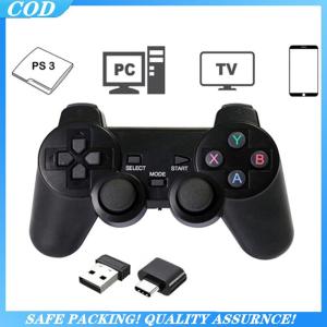 (COD) 2.4GHz Wireless Dual Joystick Control Game Controller Gamepad For PS3 PC TV Box