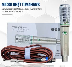 Micro Có Dây Tomahawk 2024 - Thiết Kế Bắt Mắt Sang Trọng - Dây Dài 5m Chống Hú Rất Tốt  Hút Mic  Tiếng SángHát Vang