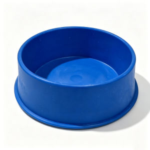 100PCS Large Rubber Pot Chicken Feeding Bowl  Feeder Round Non-slip Base Food Water Bowl