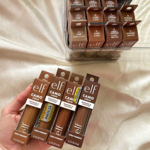 elf Camo Liquid Bronzer & Contour Kem Tạo Khối & Bronzer Dạng Lỏng Dễ Tán Tự Nhiên Lâu Trôi - Giúp tạo chiều sâu và định hình các vùng như hõm má quai hàm và sống mũi giúp đường nét gương mặt trông rõ và sắc nét hơn.
