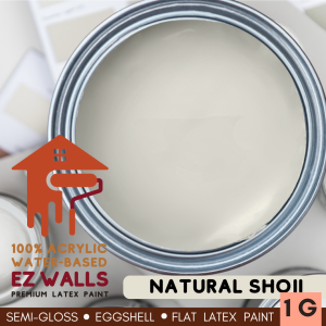 EZ Wall Color Series Premium Latex Paint for Cement Concrete Flat Semi Gloss Eggshell Satin 1 Liter