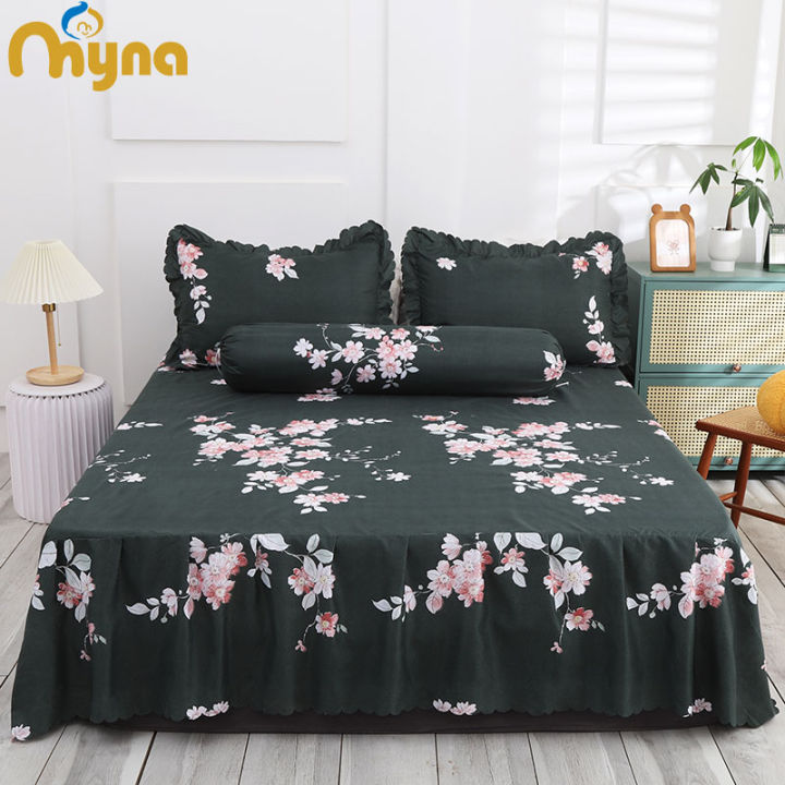 Latest Sheet Sets 4 in 1 King Size Cotton High Quality Cotton Bed Sheet