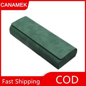 【CANAMEK】 Kính mát trường hợp vỏ cứng Pu da cho nam giới và phụ nữ kính lưu trữ bền Organizer lý tưởng cho đi lại và ngoài trời