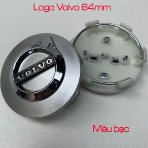 Ốp chụp (Logo) mâm (Lazang) cho xe Volvo đường kính 64mm. Chất liệu nhựa ABS cao cấp. Volvo64