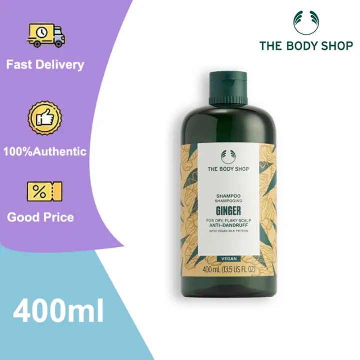 The Body Shop Ginger Anti Dandruff Shampoo 400ml Lazada 7412