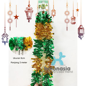 Balonasia Slinger Lebaran bulan bintang / ramadan masjid ketupat slinger