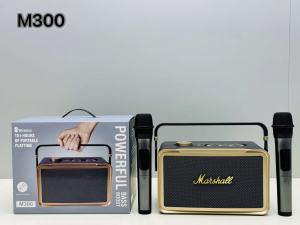 ลำโพงบลูทูธ รุ่น M300 แถมไมค์สองตัวรองรับUSB TF เพิ่มเสียงลดเสัยงได้ มีที่หิ้ว ดีไซน์สวย ร้องคาราโอเกะได้ ลำโพงบลูทูธ รุ่น M300 แถมไมค์สองตัวรองรับUSB TF เพิ่มเสียงลดเสัยงได้ มีที่หิ้ว ดีไซน์สวย ร้องคาราโอเกะได้