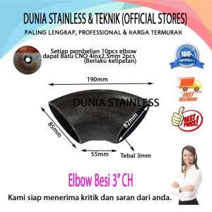 Elbow Besi CH 3"