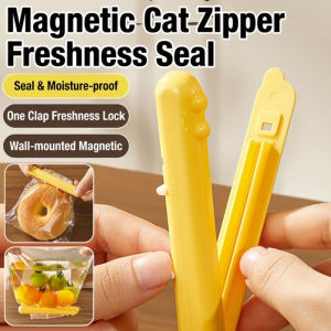 Magnetic Food Sealing Clip Cat Design Reusable Long Strip Freshness Keeper