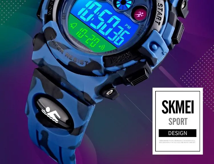SKMEI Sport Children Watch Waterproof LED Digital Watches