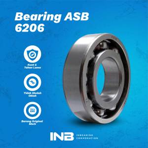 Laker Bearing 6206 ASB Bearing Mesin Giling Padi Mini Mesin Giling Bumbu Mesin Cuci Front Loading INB