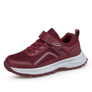 Lesvago Men or women diabetes foot shoes suitable for gout foot swelling wide foot toe valgus breathable anti-skid light elderly walking shoes