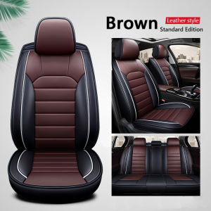 Fully enclosed Hyundai Special 5-Seat Car Leather Seat Cover Waterproof Auto Seat Protectors For Accent Genesis Getz Elantra Tucson Kona Reina Matrix Santa Fe