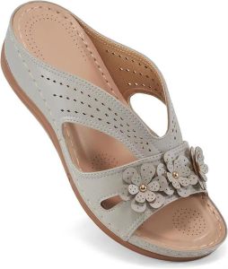 [Free Shipping] 43 Large Size Summer New Wedge Heel Sandals For Women Fashionable Outdoor Thick-Soled Roman Sandals