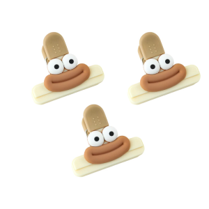 Set of 3 Acrylic Bread Bag Sealers Secure Sealing Clip for Preservation Storage Tool for Kitchen and Home Use