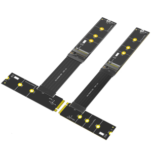 20CM M.2 Ssds Extension for PCIe4.0 Devices FPC Gold Plateds Circuit Board Ensures Reliable Data Transfer
