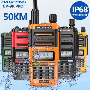 【In Stock】Baofeng UV-9R PRO IP68 Waterproof 50Km Long Distance Dual Band 136-174/400-520MHz 128Channel Walkie Talkie UV-82 UV-5R UV-XR UV9R PLUS