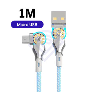 [COD] NANVAN NVN-KD62 KABEL CHARGER FAST CHARGING FOR MICRO USB / TYPE C / IPHONE L GAMING LED PREMIUM