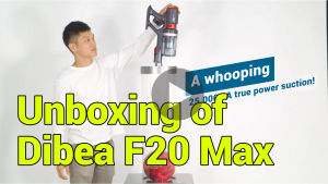 Local Warranty Best Seller Dibea F20 Max Cordless Vacuum Cleaner Powerful 25000 Pa Suction Power