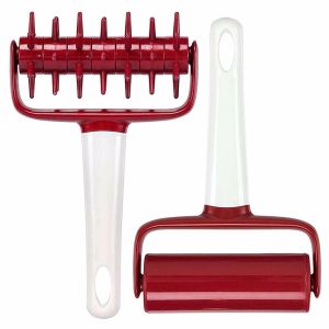 NILE DIY For Pasta Cookie Dough Wheel Pie Making Tool Pizza Dough Roller Baking Accessories Rolling Pin