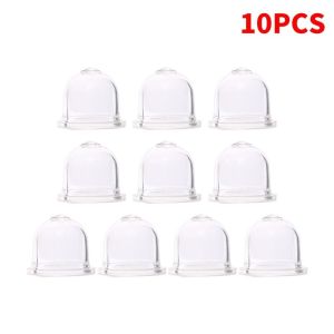USECOAT 10pcs Small Carburetor Parts Silicone Transparent Carb Primer Bulbs Cap Carburetors Accessories General Lawn Mower Parts Fuel Pump