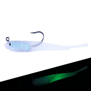 Umpan Lembut Pensil Umpan 3D Mata Kail Pancing Tenggelam Trolling Hologram Pike Bercahaya Sungai Laut Memancing Umpan Renang Pesca rod