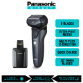 Panasonic ES-LV97 Electric Shaver Intelligent Shaving Sensor Wet/Dry ES-LV97-K751 Lamdash 5-Blade with Cleaning Kit ESLV97. 