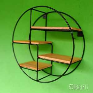 RAK HIASAN DINDING BULAT / HIASAN TEMPEL DINDING MURAH