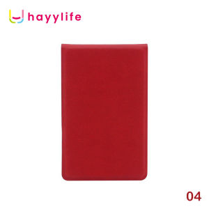 Hayylife Cermin Lipat Portabel Bahan Stainless Steel  Cermin Rias Anti Jatuh Cermin PU bahan cover kulit depan  Cermin Kecil HL-AGA802