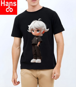 Kaos Pria 3 Dimensi Motif Animasi Cool Boy Tshirt Oblong Katun 24s H0158 By Hans & Co