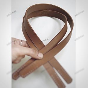 2pc Tali Tas Selempang Jahit Tangan Leather Handle Tote Bag Kulit Sintetis Aksesoris Handycraft Handmade DIY