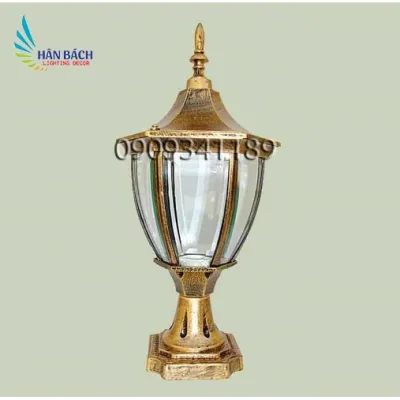 [RẺ VÔ ĐỐI] Đèn trụ cổng đèn gắn đầu cột ngoài trời - Tặng kèm bóng HABALI