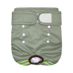 OUTOPEN Highly Absorbent Dog Physiological Pants Adjustable Breathable Pets Panties Diapers Washable Leakproof Pet Dog Underwear Pet Incontinence