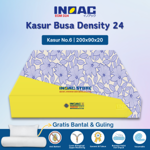Kasur BUSA INOAC EOM D24 Tebal 20 cm Semua Ukuran Gratis Bantal Garansi 20 Tahun Matras Premium Murah By Inoac Store