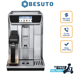 Máy Pha Cafe Delonghi PrimaDonna Elite Experience Ecam 650.85.MS Máy Pha Cà Phê Tự Động Phù Hợp Cho Gia Đình Văn Phòng Dễ Dàng Vệ Sinh Chất Liệu Thép Không Gỉ Nhập Đức Bảo Hành 12 Tháng
