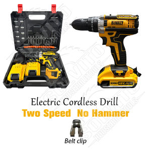 DeWALT XR Hammer Drill Cordless with 48V 6.0Ah  Lithium Batteries and  Power Tools Set Screw Kit