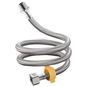 304 Stainless Steel Water Heater Connections Hose with 4 Point Internal and External Threads Water Heater Accessories