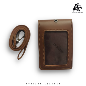 Name Tag Id Card BOLAK BALIK  Kulit Id Card Holder kulit