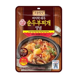 [Original] 순두부찌개양념 Ottogi Soft Tofu Pot Stew Sauce with Clam and Shrimp (ซอสซุนดูบูจิเก) 90g