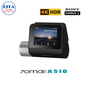 Camera hành trình 70Mai A510 3K HDR - Bản Quốc Tế - Hàng Chính Hãng 70Mai Vietnam - Bảo Hành 1 Năm