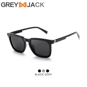 Grey Jack Kacamata Hitam Sunglasses Polarized Anti Silau UV400 Model Kotak Bahan TR90 Laki-laki dan Wanita 3104