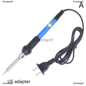 [COD] livestwef Adjustable Temperature Electric Soldering Iron V V 60W 80W Welding Solder Heating Nib Repair Tool