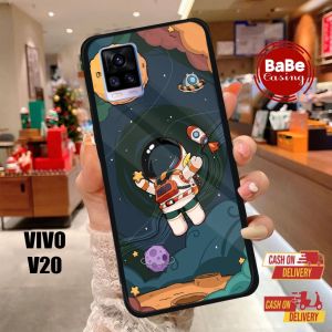 Casing Case Vivo V20 Terbaru Astronot Casing Hardcase Softcase Glossy