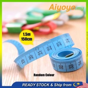 1.5m 150cm Tailor Tape Waist Measuring Tape Soft Ruler Body Measure Tape Tukang Jahit Ukur Badan Seamstress Double Sided Measure Sewing Tape Body