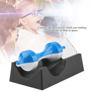 MUSASI Đồ trang trí để bàn Đồ chơi lơ lửng bằng từ tính Thí nghiệm khoa học Không có pin. Con quay hồi chuyển lơ lửng bằng từ tính Giáo dục Quà đồ chơi Con lăn xoay có hệ thống treo từ tính.